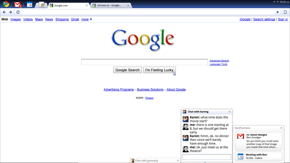 Google Chrome OS | Applications in action | Chromium Projects